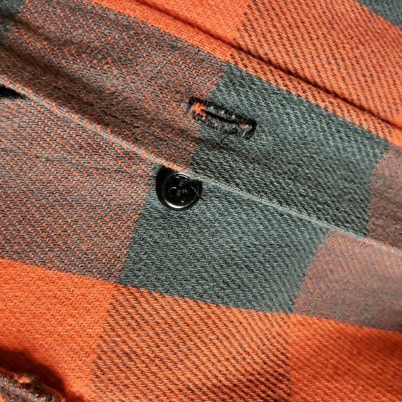 Satanic Mechanic grunge flannel custom OOAK check punk patch shirt Codet - Picture 6 of 9